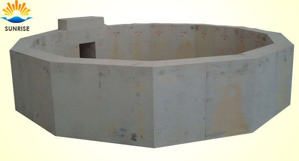 Selection for the Bottom Paving Brick of Float Glass Furnaces